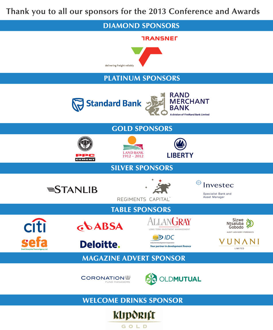 2013 sponsors